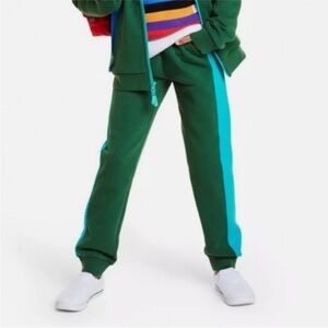 Lego Collection x Target Green Blue Track Jogger Pants Youth Size M NEW